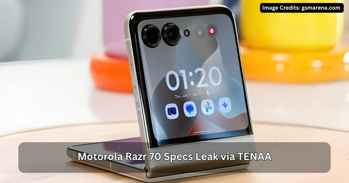 Motorola Razr 70 Specs Leak via TENAA